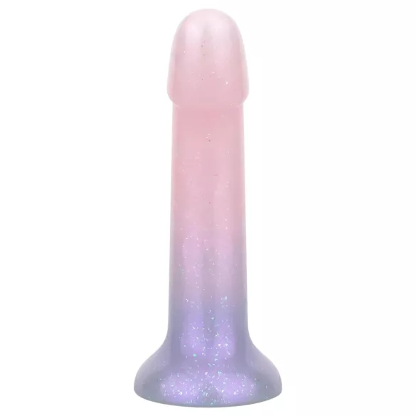 EasyToys Mermaid - dildo strălucitor - 19cm - roz