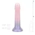 EasyToys Mermaid - dildo strălucitor - 19cm - roz