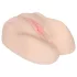 FWB - Masturbator vagin și anus cu vibrații - silicon natur