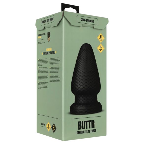 BUTTR - plug anal mare - silicon negru