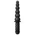 BUTTR Akimbo - Dildo anal cu două capete (negru)