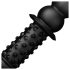 BUTTR Akimbo - Dildo anal cu două capete (negru)