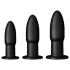BUTTR - set bile anale - set pentru antrenament anal - silicon negru