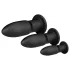 BUTTR - set bile anale - set pentru antrenament anal - silicon negru