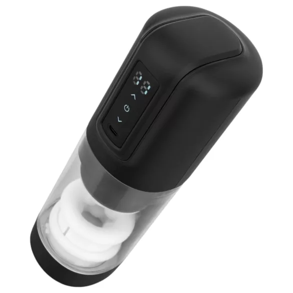 CRUIZR CX10 - masturbator rotativ și cu mișcare sus-jos - negru
