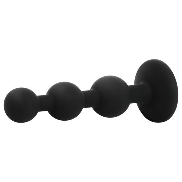 EasyToys - dop anal cu bile - silicon negru