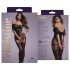Christine - salopetă transparentă din plasă - (negru) - XS-XL