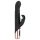 Rosy Gold - Vibrator negru cu braț pentru clitoris
