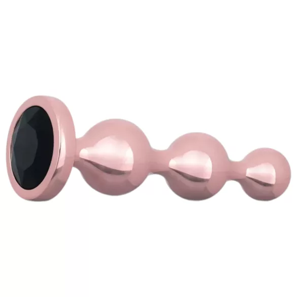 Rosy Gold - set de dildo-uri anale (aur roz)