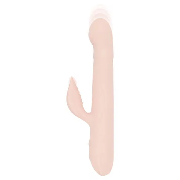 Good Vibes Only Shai - vibrator rabbit cu funcție de împingere - silicon roz