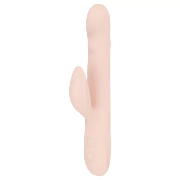 Good Vibes Only Shai - vibrator rabbit cu funcție de împingere - silicon roz
