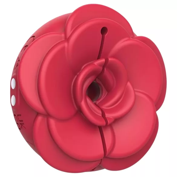 Teazers Rose - clips stimulare sfârcuri cu vibrații - roșu