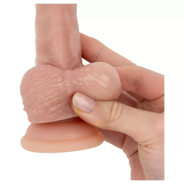 Real Fantasy Declan - dildo realist cu prepuț (culoarea pielii) - 18 cm