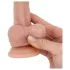 Real Fantasy Declan - dildo realist cu prepuț (culoarea pielii) - 18 cm