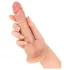 Real Fantasy Declan - dildo realist cu prepuț (culoarea pielii) - 18 cm