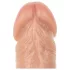 Real Fantasy Troy - dildo realist cu piele mobilă (culoarea pielii) - 25 cm