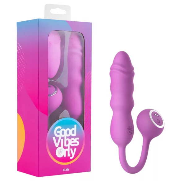 Good Vibes Only - ou vibrator cu vibrații puternice, cu telecomandă (roz)
