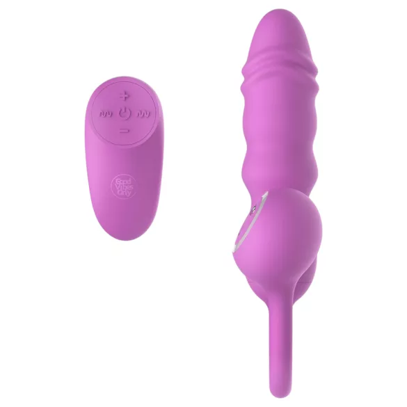 Good Vibes Only - ou vibrator cu vibrații puternice, cu telecomandă (roz)