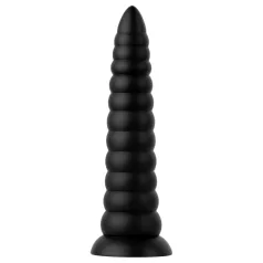BUTTR Caterpiller - butt plug anal gigantic (negru) - 29 cm