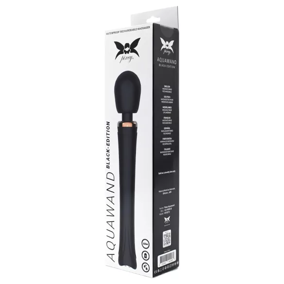 Pixey Aquawand - vibrator de masaj rezistent la apă (negru)