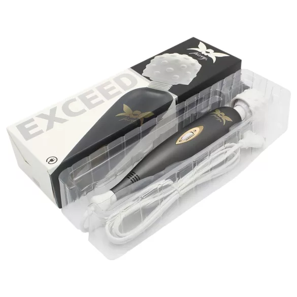 Pixey Exceed - vibrator de masaj cu cablu (gri)