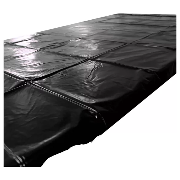 Kiotos - cearșaf subțire din PVC (negru)