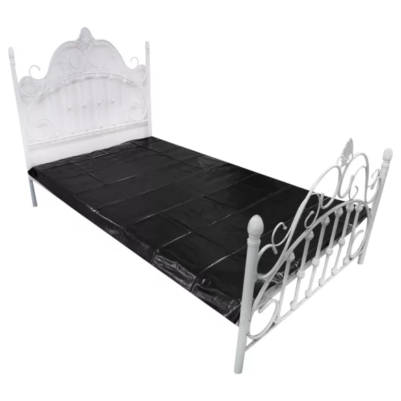 Kiotos - cearșaf subțire din PVC (negru)