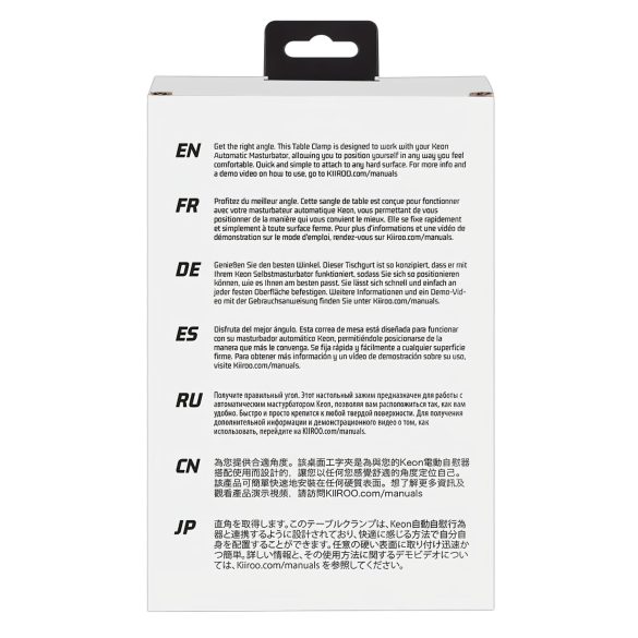 Kiiroo Keon - suport pentru masturbator - negru