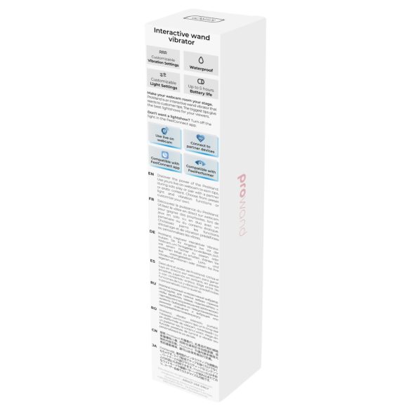 Kiiroo Pro Wand - vibrator masaj - intens - silicon roz