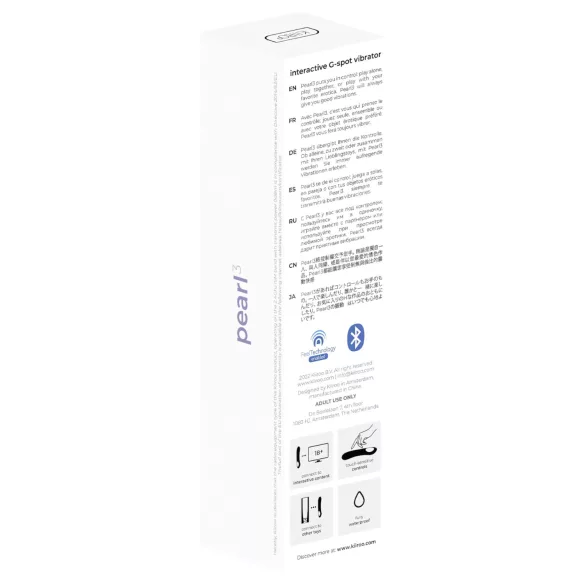 Kiiroo - Vibrator G-spot interactiv - silicon mov