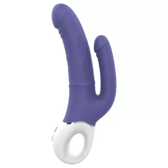 Dreamtoys Essentials - vibrator dublu (mov)