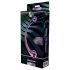 Dreamtoys - dildo pentru masaj din sticlă (metalizat)