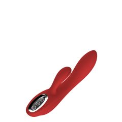   Red Revolution Sofia - vibrator cu clitoris și baterie incorporată (roșu)
