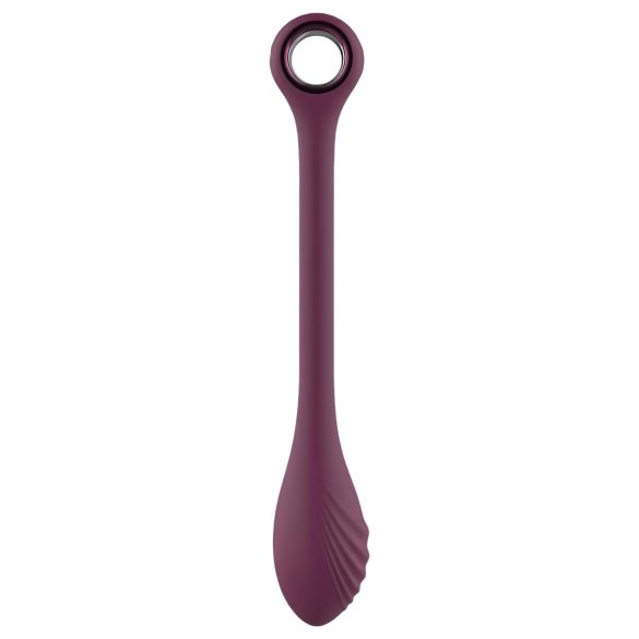Glam - vibrator flexibil impermeabil cu baterii, pentru punctul G (mov)
