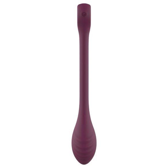 Glam - vibrator flexibil impermeabil cu baterii, pentru punctul G (mov)
