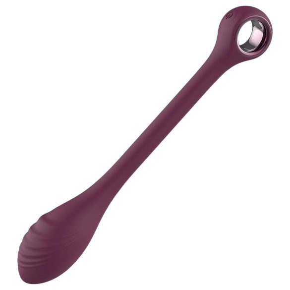 Glam - vibrator flexibil impermeabil cu baterii, pentru punctul G (mov)