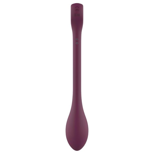 Glam - vibrator flexibil impermeabil cu baterii, pentru punctul G (mov)