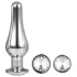 Gleaming Love - set de dopuri anale de lux (argintiu, 3 piese)