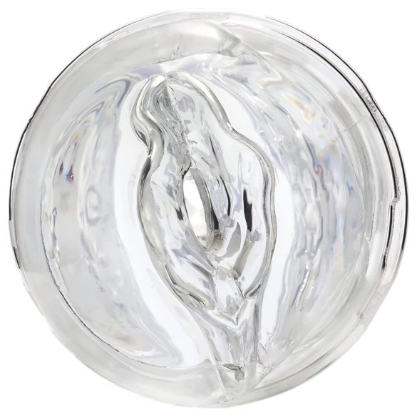 The Girl Next Door Sophia - jucărie sexuală vagin și gură - silicon transparent