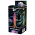 Glamour Glass - vârf ascuțit, vibrator anal din sticlă, control radio (colorat)