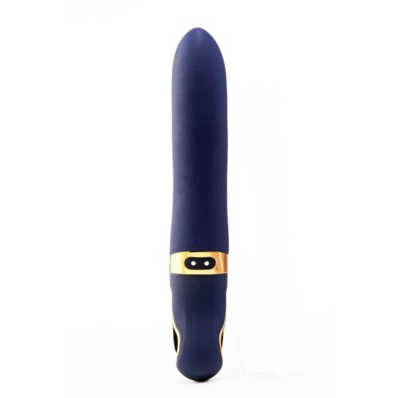 Dream Toys Atropos - vibrator cu baterie, funcție de încălzire (albastru)