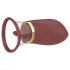 Dreamtoys Roxy - vibrator cu funcție de sucțiune și lins - bordó