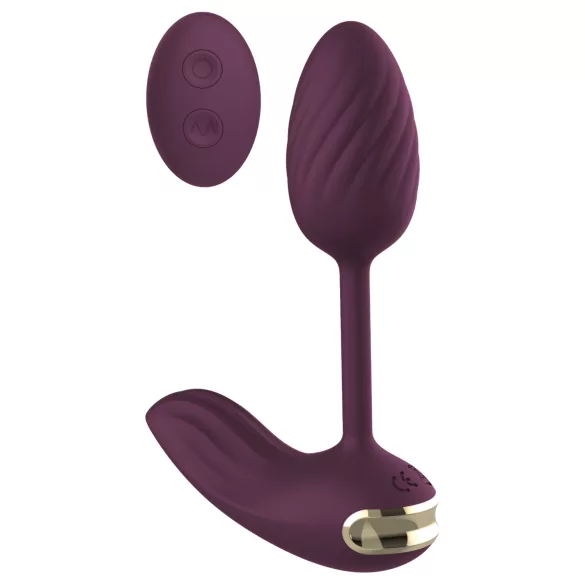 Dreamtoys Essentials - ou vibrator flexibil purtabil (mov)