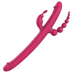 Dreamtoys - Vibrator cu 4 brațe - reîncărcabil, roz