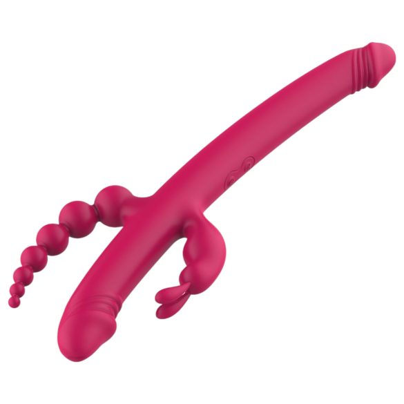 Dreamtoys - Vibrator cu 4 brațe - reîncărcabil, roz