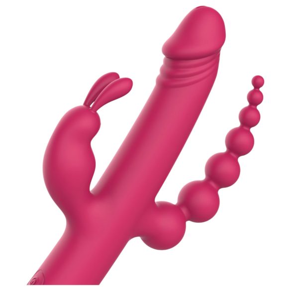 Dreamtoys - Vibrator cu 4 brațe - reîncărcabil, roz