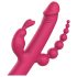 Vibrator Dreamtoys Anywhere Pleasure - reîncărcabil, 4 brațe (roz)