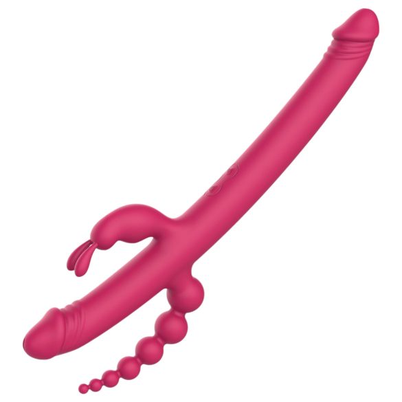 Dreamtoys - Vibrator cu 4 brațe - reîncărcabil, roz