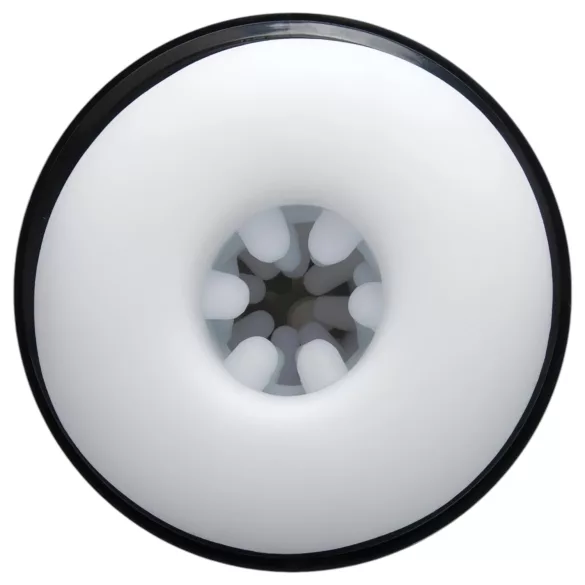 Dreamtoys Blowtech - masturbator negru cu vibrații și mișcare verticală
