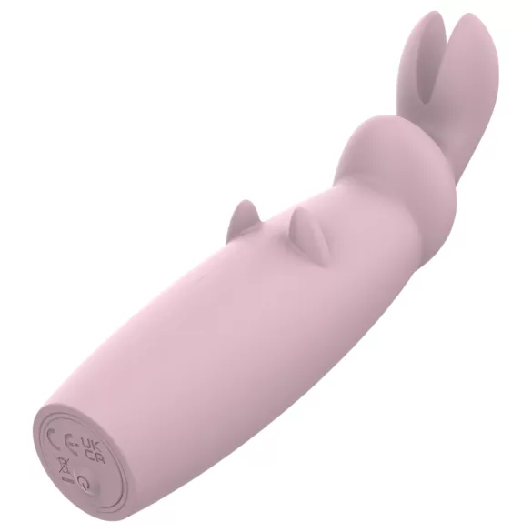 Nude Hazel - vibrator clitoral tip iepuraș cu acumulator - mov